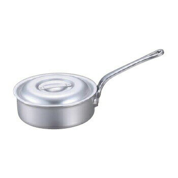 アルミ プロシェフ 浅型 片手鍋 15cm