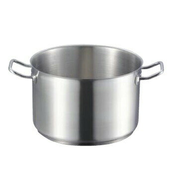 21cr（ステンレス） プロシェフ 半寸胴鍋 IH 蓋無 24cm