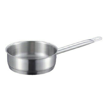 （ステンレス） プロシェフ 片手鍋 浅型 IH 蓋無 30cm