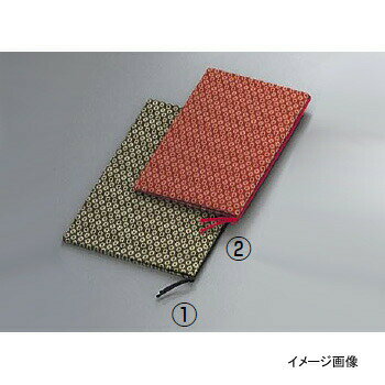 メニューブック 華-101 大 和風 紺 布地小花 えいむ