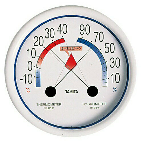 食中毒注意ゾーン付温湿度計 No.5488 （BOV44）