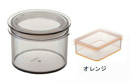 テンガ 保存容器 ラウンド PR－2 オレンジ （ATV5401）