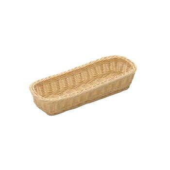 樹脂バスケット 角長細角 白(91-001A)