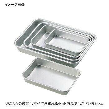 浅バット N型 12号(260×190×30)アルマイト●外寸:260×190×H30●板厚:0.7●浅バットN型アルマイトと水切バットN型アルマイトは重ねてご使用できます。
