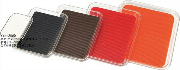 曙産業 クリア マジックトレー角 特大 レッド MT-1003