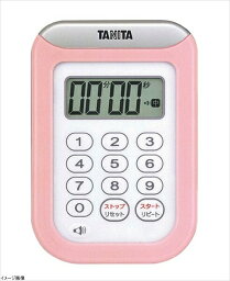 タニタ 丸洗いタイマー100分計 ピンク TD-378-PK