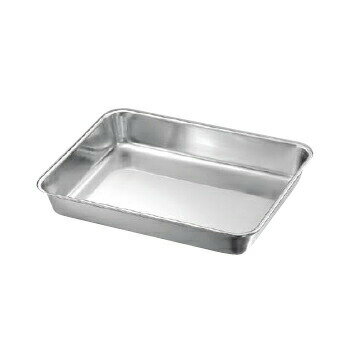 19-0（ステンレス） 角バット 6枚取