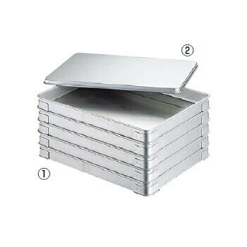 餃子バット 蓋 アルマイト 特大 481×371×H18