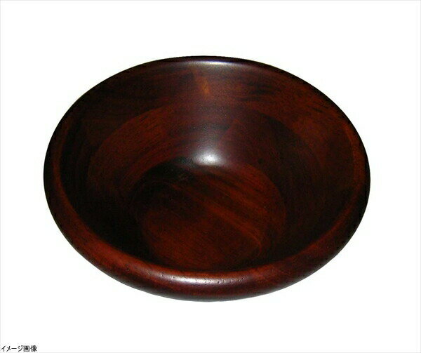 天然木サラダボウル こげ茶 14cm 32021