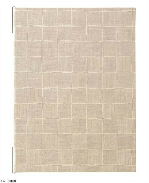 Other - えいむ チェック柄メニュー 中 アイボリー MB-302