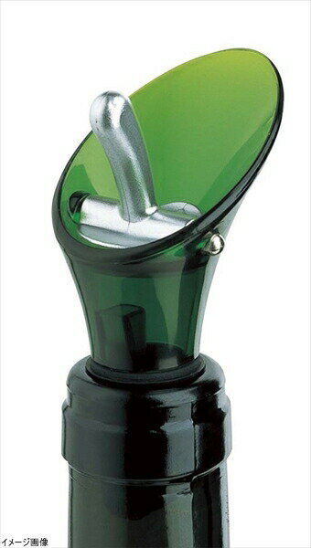 カラー ワインストッパー&ポアラー グリーン8303