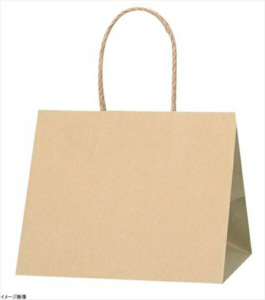 ヘイコー 手提 紙袋 Pスムース 25-19 未晒 クラフト 25x19x21cm 25枚