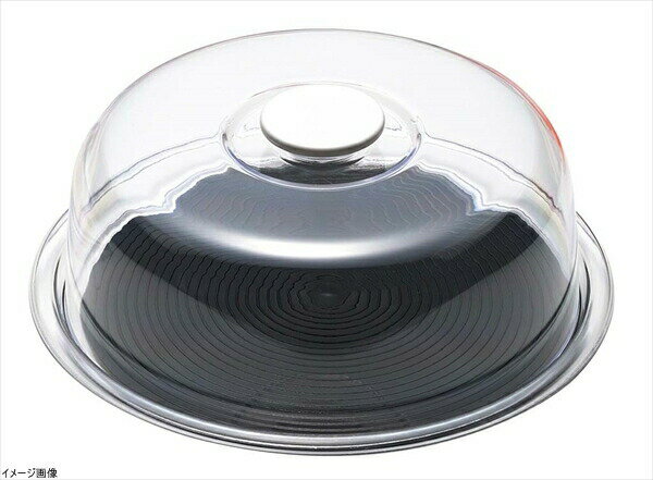 曙産業 クリア ラブリーハット 丸 ケーキ 中 ブラック MT-1201