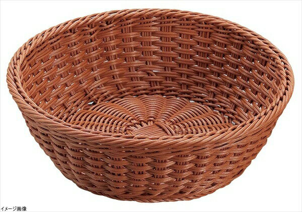 丸型バスケット 24型 ブラウン