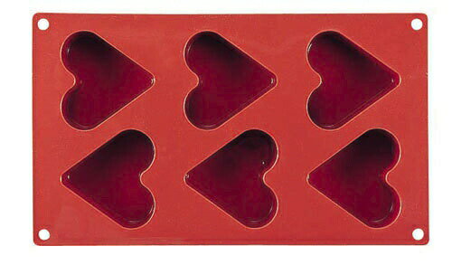 マルテラートフレキシブルモルドSF036 65 ハート 6ヶ取 （WSL51）