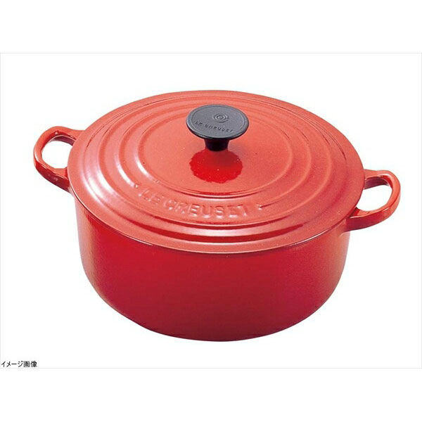 ル クルーゼ (Le Creuset) トラディション ココットロンド チェリーレッド 16cm 2501-16-06