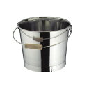 バケツ プレス 18-8(ステンレス) クローバー 20L (リットル)