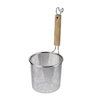 デカてぼ 15cm 6.5メッシュ ステンレス●15cm●150×140×210●※6.5メッシュ●大容量で麺量の多い「つけ麺」などに最適●首部の線材が極太で丈夫●大容量で麺量の多い「つけ麺」などに最適●首部の線材が極太で丈夫