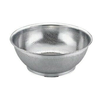 浅型 ザル パンチング 18-8（ステンレス） UK 37.5cm