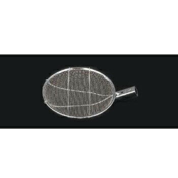 Soup Ladle （Holed） - すくい網 丸型 細目 抗菌 角柄用 18-8（ステンレス） φ240