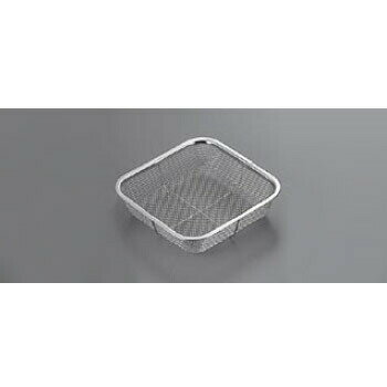 ミニザル 角型 18-8（ステンレス） 20cm