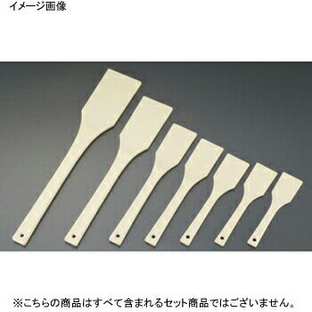 抗菌 耐熱 角スパテル 500 （TPX樹脂）