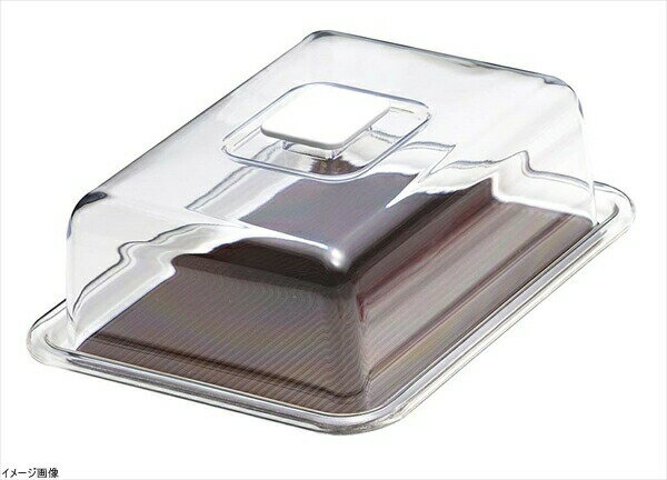 曙産業 クリア ラブリーハット 角 ケーキ 中 ブラウン MT-1152