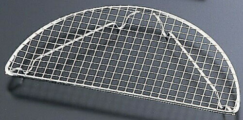 18-8 半月型とんかつ網 小 （QTV272）