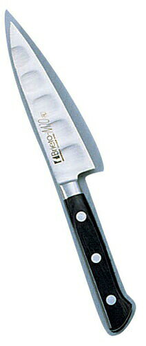 メーカー品番M1007サイズ(cm)15全長(mm)265質量(g)85背厚(mm)2.0BRIETO-M10PROシリーズ（ブライト M10 プロシリーズ）プロの理想の切れ味と使い易さを追求した造り。●モリブデンバナジウム鋼をベースとしたブライト特殊鋼を サブゼロ処理により高い硬度と靱性を与え、切れ味を一段と 高めてあります。※庖丁の表示サイズは、マチ付庖丁は刃先からマチまで、 マチなし庖丁は刃渡り寸法となっております。