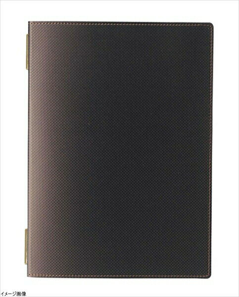 Aim(えいむ) カーボンタッチ メニューブック ブラウン GB-111