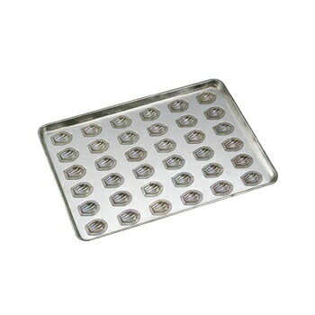 Sheet Pans - 天板 貝形マドレーヌ型 小 シリコン加工（36ヶ取）