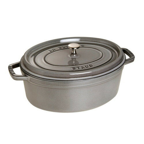 36 cm〜 - ストウブ ピコ・ココット オーバル 37cm グレー 1103718 ストウブ（staub）