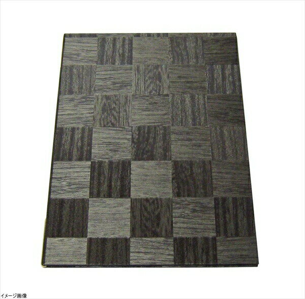 シンビ 市松柄メニューブック 銀茶 LS-111