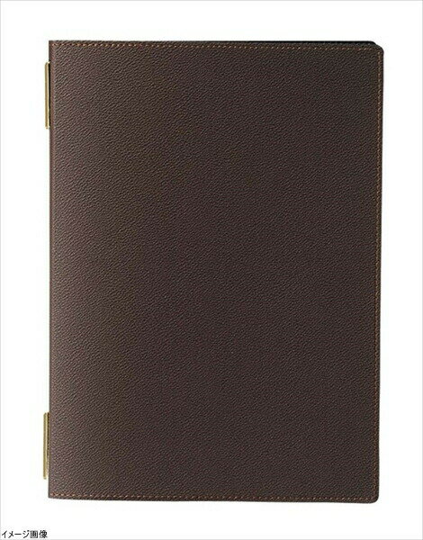 Aim(えいむ) レザータッチ メニューブック ブラウン GB-141