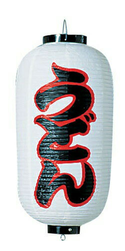 ビニール提灯 印刷9号長型 うどん b231 （YTY03011）