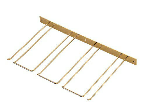 グラスフレーム 壁掛型 4連 24金メッキ （PGLC302）