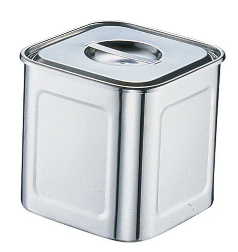 サイズ（cm）15 （内寸）幅×奥行×深さ（mm）148×148×146容量（L） 3.1■酢漬けやタレの保存に最適! マリネや各種タレの保存に抜群の耐蝕性を発揮します。 又、角型なのでスペースを有効に使えます。■水分を入れない取手付き蓋。...