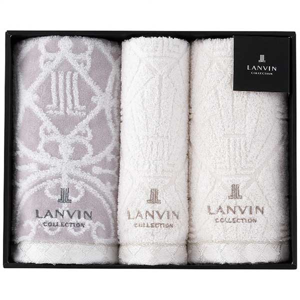 昭和西川 ランバン フェイス・ウォッシュタオルセット グレー 22709-23940-938(グレー)