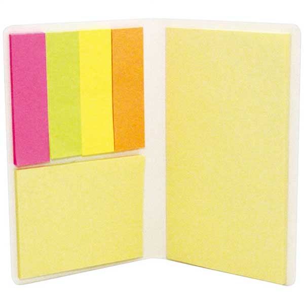 ニード newブック型ふせんメモ(白) S3077