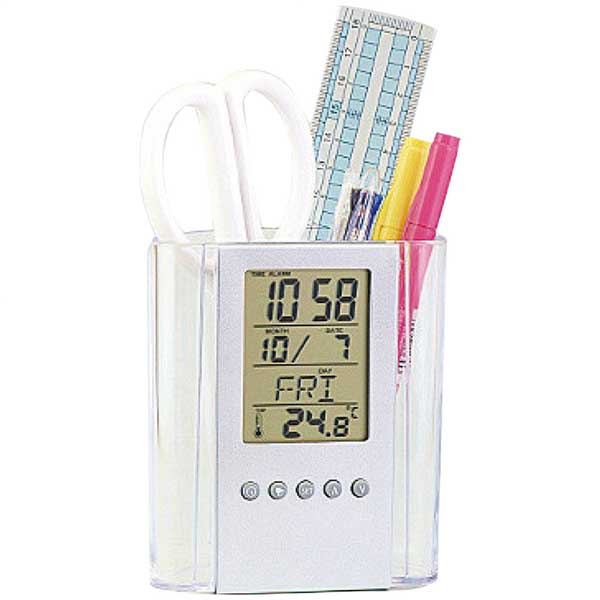 ナニワインターナショナル カレンダークロックペン立て付 SC-1413 [2]