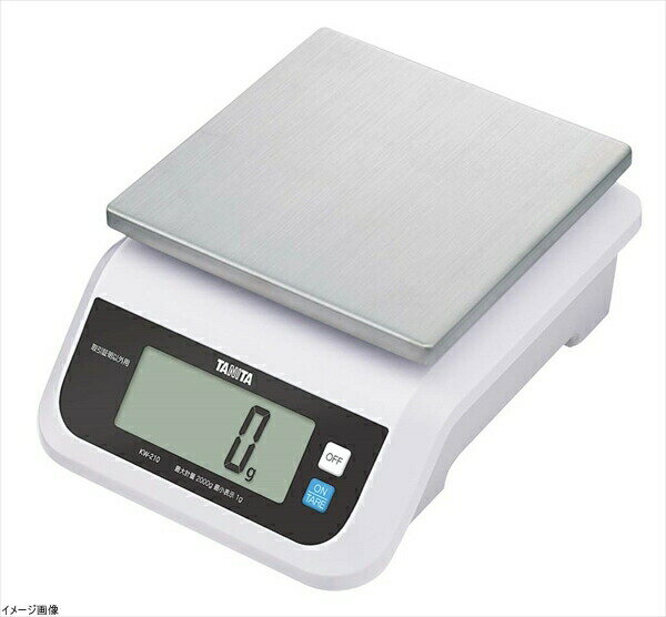 タニタ デジタルスケール(取引証明以外用) 2kg ホワイト KW-210-WH
