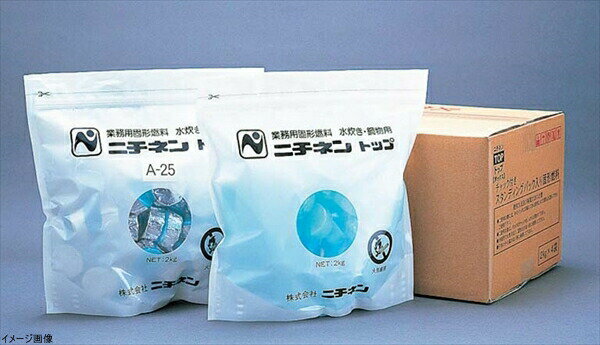 ニチネン固形燃料 トップ ボックスA‐40g［アルミ箔付］ 8kg入り