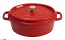 ストウブ staub ココットオーバル 11cm チェリー 40509-807(1101106)