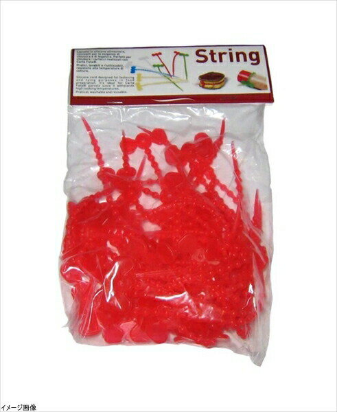カルタファタ用 ストリング(シリコン製結びヒモ)50個入 赤