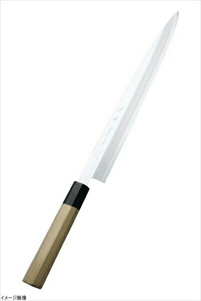 堺實光 紋鍛 刺身庖丁（片刃） 21cm