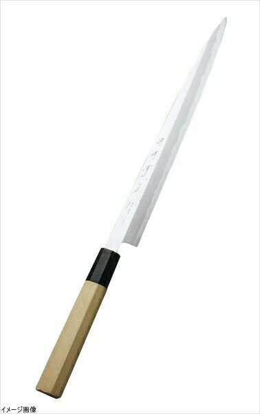 堺實光 紋鍛 ふぐ引庖丁（片刃） 33cm