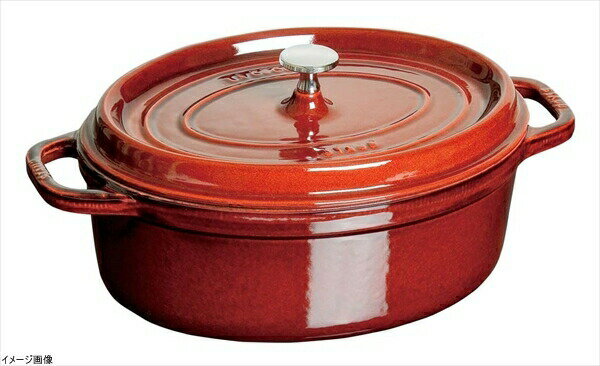 ストウブ staub ピコ・ココットオーバル 29cm グレナディン 40509-364