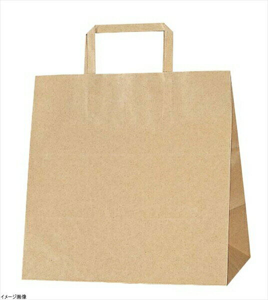 ヘイコー 手提 紙袋 平手紐 H25CB E 未晒 クラフト 26x16x26cm 50枚