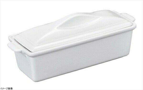 陶器製 ホワイトテリーヌ L