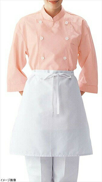 コックシャツ(男女兼用)M ライトピンク BA1208-2